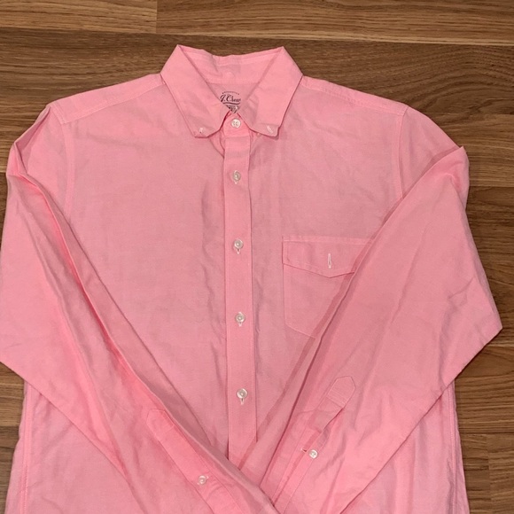 J.Crew Pink Casual L/S Button Down Shirt Sz Medium - Picture 3 of 5